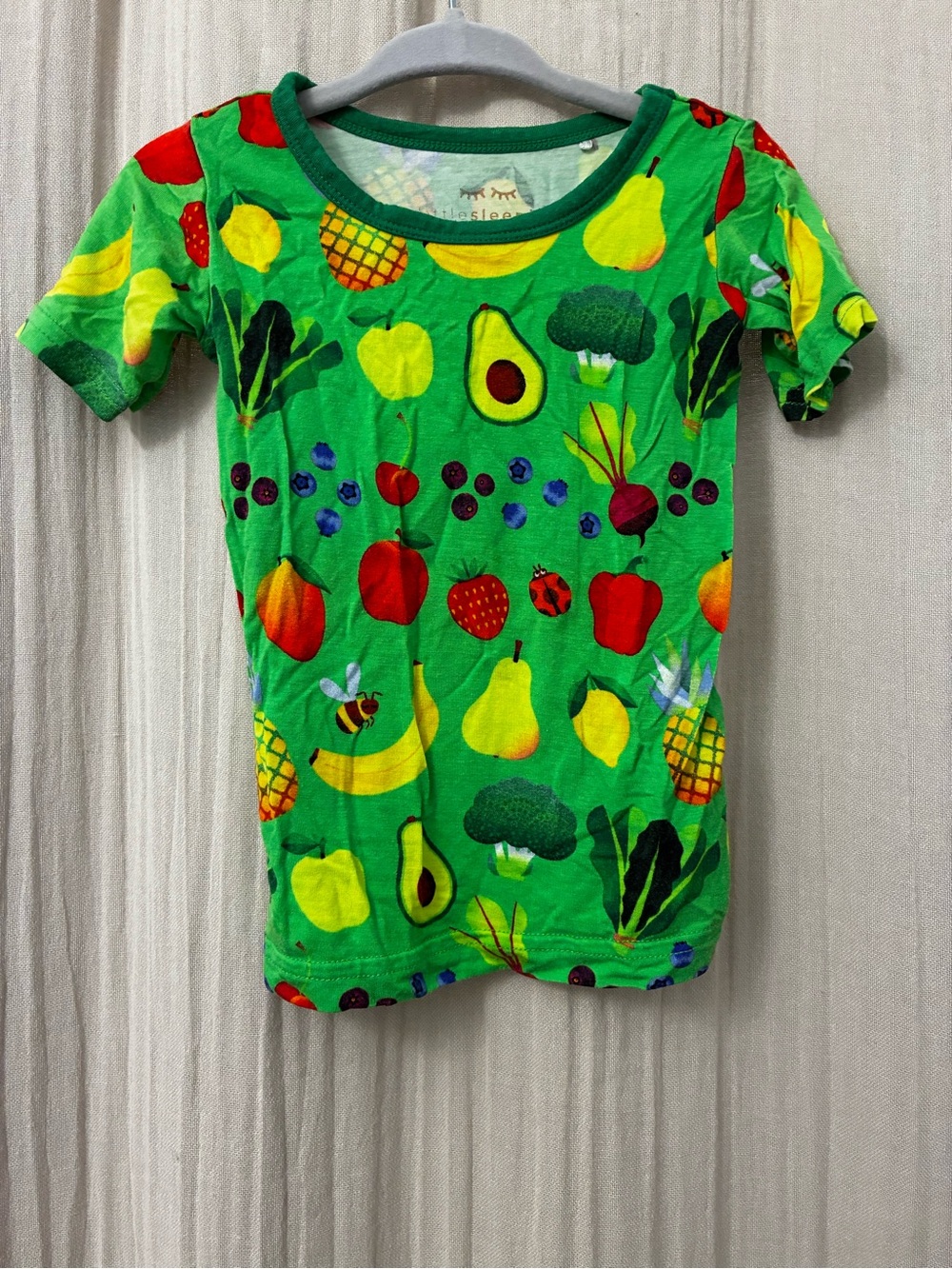 little sleepies fruit two piece 12-18